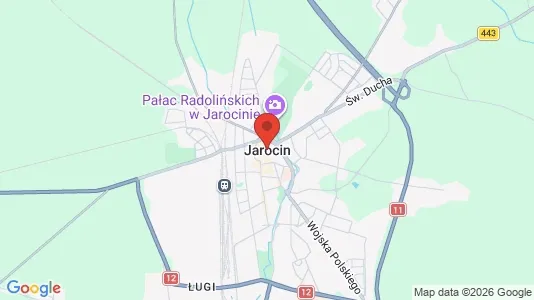 Gewerbeflächen zur Miete i Jarociński – Foto von Google Street View