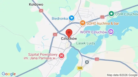 Lokaler til leje i Człuchowski - Foto fra Google Street View