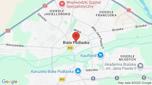 Lokaler til leje i Biała Podlaska - Foto fra Google Street View
