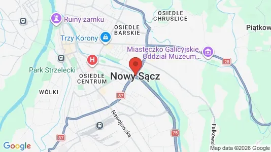 Gewerbeflächen zur Miete i Nowosądecki – Foto von Google Street View