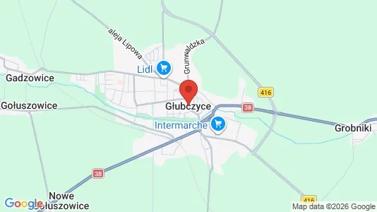 Liikekiinteistöt Vuokrattavana i Głubczycki - Kuva Google Street Viewstä