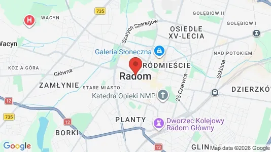 Gewerbeflächen zur Miete i Radom – Foto von Google Street View