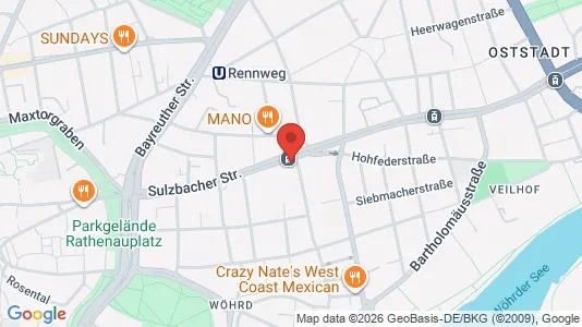 Coworking spaces for rent i Nuremberg - Photo from Google Street View