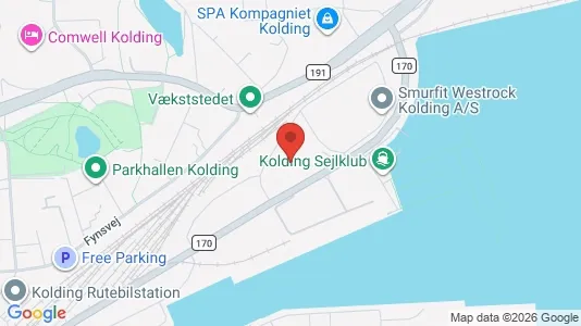 Varastot Vuokrattavana i Kolding - Kuva Google Street Viewstä