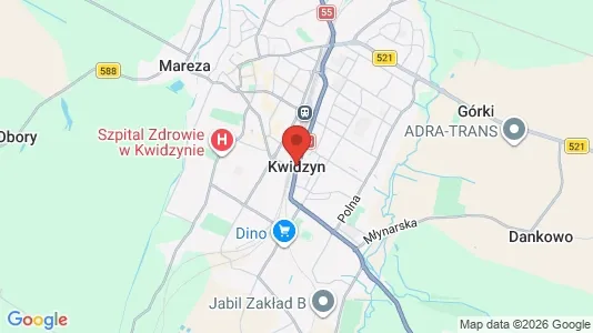 Företagslokaler för uthyrning i Kwidzyński – Foto från Google Street View