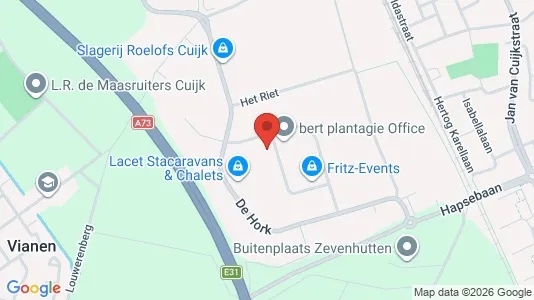 Liikekiinteistöt Vuokrattavana i Cuijk - Kuva Google Street Viewstä