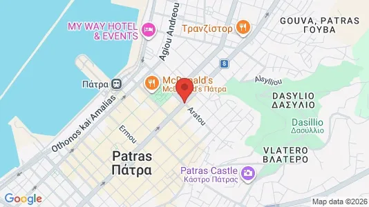 Kontorlokaler til leje i Patras - Foto fra Google Street View