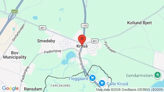 Kantorruimte te huur i Kruså - Foto uit Google Street View