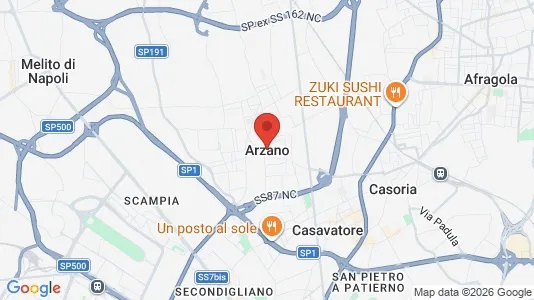 Office spaces for rent i Arzano - kort over placeringen