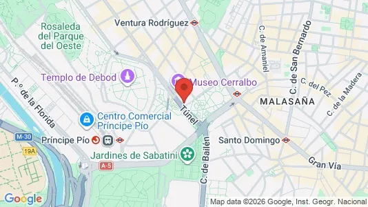 Büros zur Miete i Madrid Moncloa-Aravaca – Foto von Google Street View