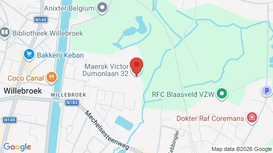 Lager zur Miete i Willebroek – Foto von Google Street View