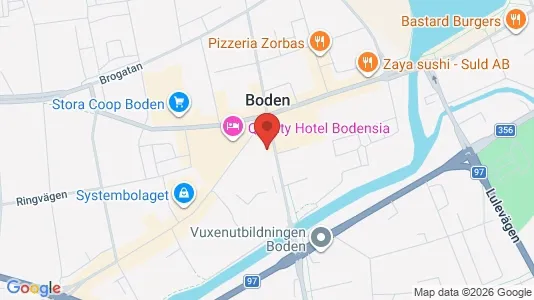 Bedrijfsruimtes te huur i Boden - Foto uit Google Street View