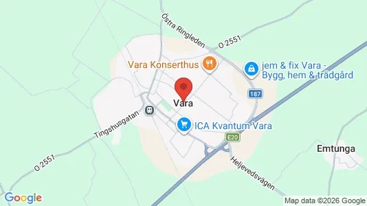 Liikekiinteistöt Vuokrattavana i Vara - Kuva Google Street Viewstä