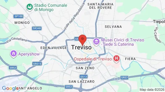 Kaupat Vuokrattavana i Treviso - Kuva Google Street Viewstä