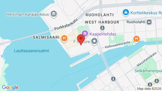 Büros zur Miete i Helsinki Eteläinen - kort over placeringen