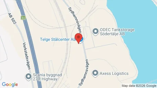 Lager til leie i Södertälje – Bilde fra Google Street View