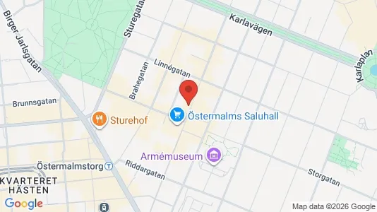 Lokaler til leje i Östermalm - Foto fra Google Street View