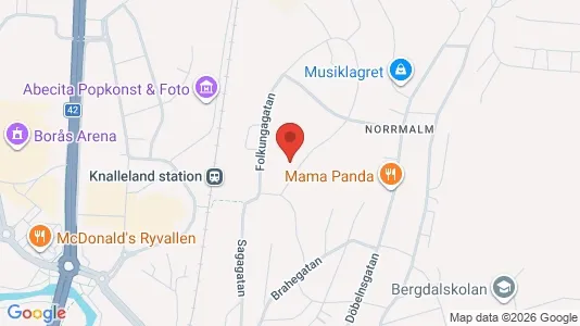 Liikekiinteistöt Vuokrattavana i Borås - kort over placeringen
