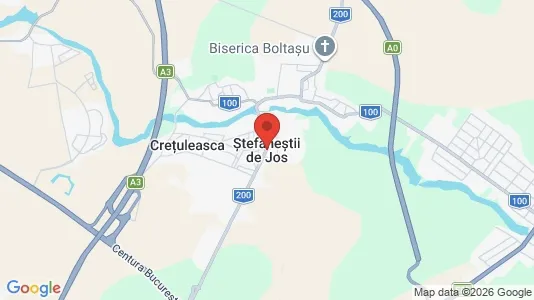 Lokaler til leje i Ştefăneştii de Jos - Foto fra Google Street View