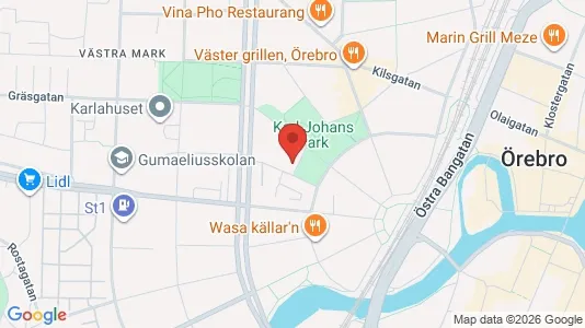 Gewerbeflächen zur Miete i Örebro – Foto von Google Street View