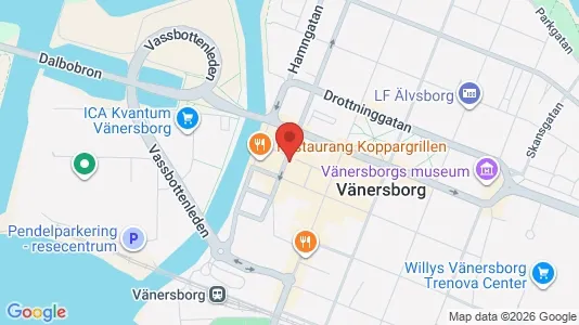 Liikekiinteistöt Vuokrattavana i Vänersborg - Kuva Google Street Viewstä