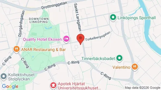 Kontorlokaler til leje i Linköping - Foto fra Google Street View