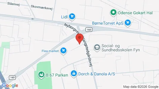 Büros zur Miete i Odense SØ – Foto von Google Street View
