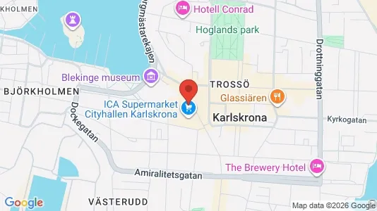 Lokaler til leje i Karlskrona - Foto fra Google Street View