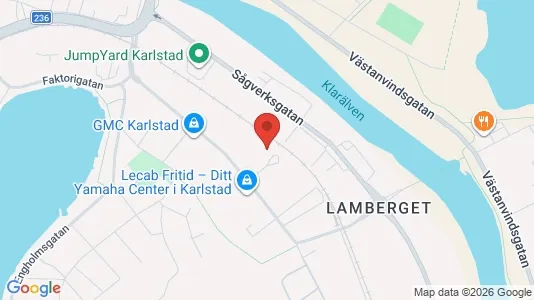 Gewerbeflächen zur Miete i Karlstad – Foto von Google Street View