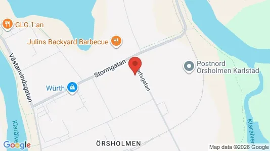 Nieruchomości komercyjne Do wynajęcia i Karlstad - kort over placeringen