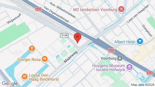Kontorer til leie i Haag Laak - kort over placeringen