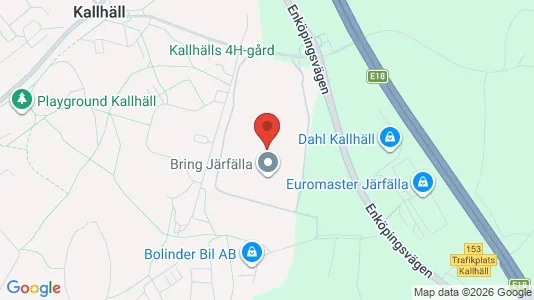 Lager til leie i Järfälla – Bilde fra Google Street View