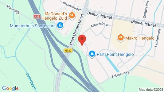 Office spaces for rent i Hengelo - kort over placeringen