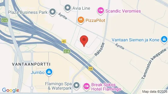 Office spaces for rent i Vantaa - kort over placeringen