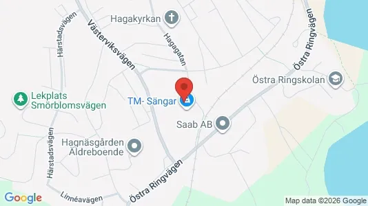 Toimistotilat Vuokrattavana i Västervik - Kuva Google Street Viewstä