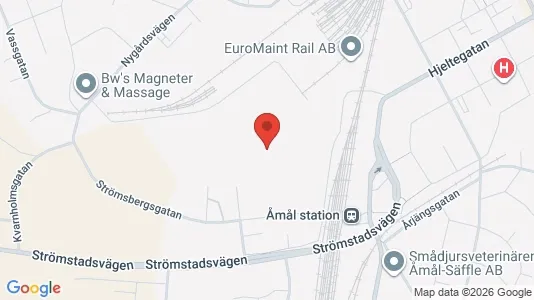 Liikekiinteistöt Vuokrattavana i Åmål - Kuva Google Street Viewstä