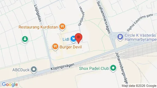 Lokaler til leje i Västerås - Foto fra Google Street View