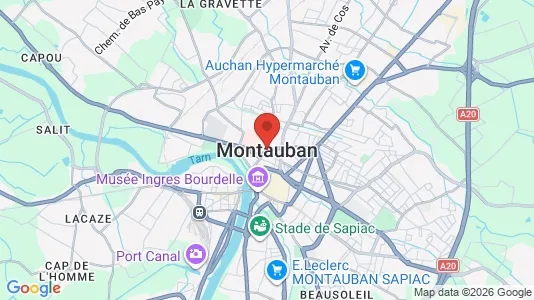 Lokaler til leje i Montauban - Foto fra Google Street View