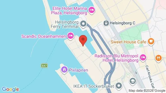 Kontorlokaler til leje i Helsingborg - Foto fra Google Street View