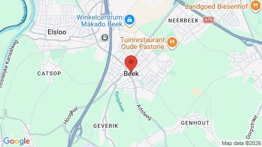Kaupat Vuokrattavana i Beek - Kuva Google Street Viewstä