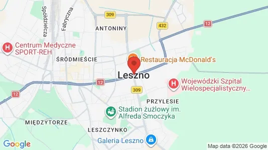 Commercial properties for rent i Leszno - Photo from Google Street View