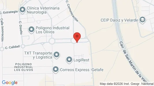 Industrilokaler för uthyrning i Getafe – Foto från Google Street View