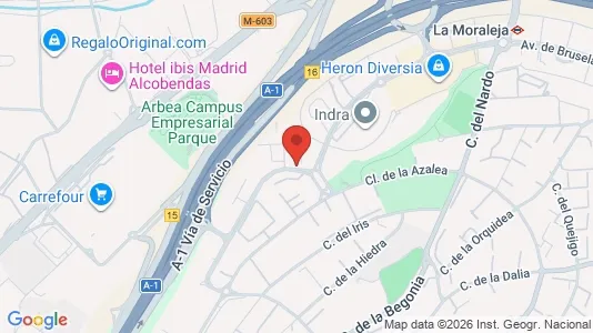 Büros zur Miete i Alcobendas – Foto von Google Street View