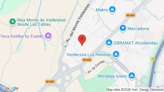 Büros zur Miete i Alcobendas – Foto von Google Street View
