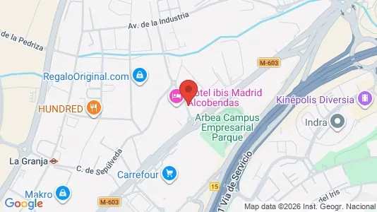 Büros zur Miete i Alcobendas – Foto von Google Street View