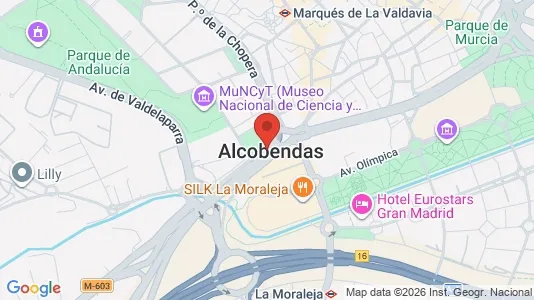 Office spaces for rent i Alcobendas - kort over placeringen