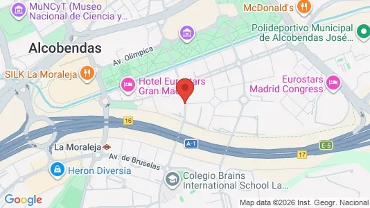 Büros zur Miete i Alcobendas – Foto von Google Street View