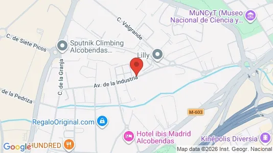 Office spaces for rent i Alcobendas - kort over placeringen