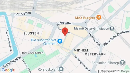 Kontorlokaler til leje i Malmø Centrum - Foto fra Google Street View
