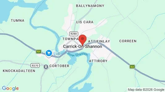 Office spaces for rent i Carrick-on-Shannon - kort over placeringen